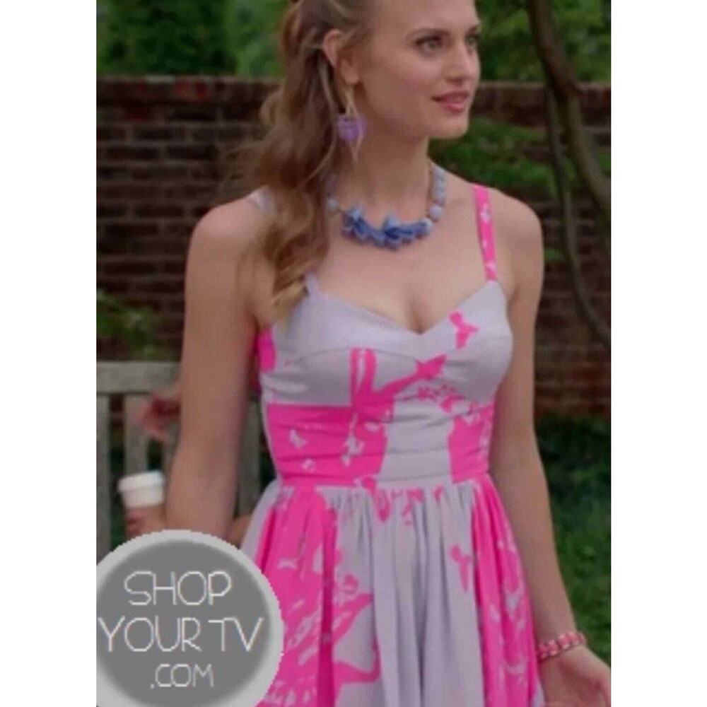 Amanda Uprichard Collab Dreams Babydoll Silk Y2K Fairy Dress Pink M A000896